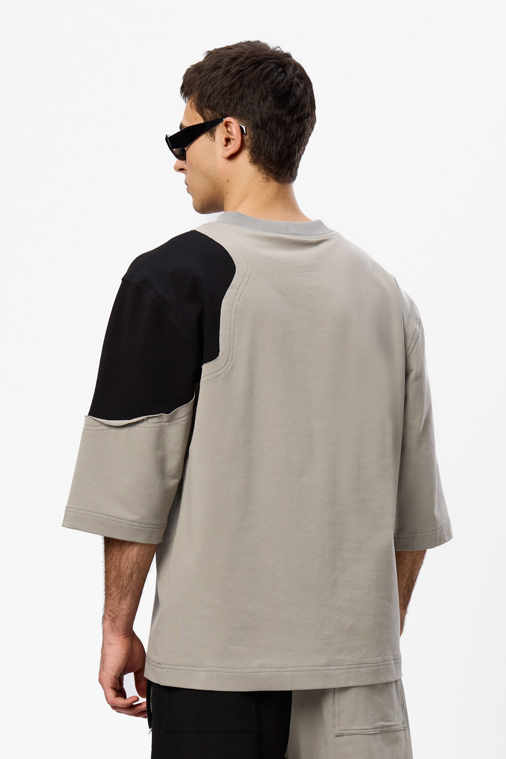 Tricou gri din bumbac cu imprimeu Zenith