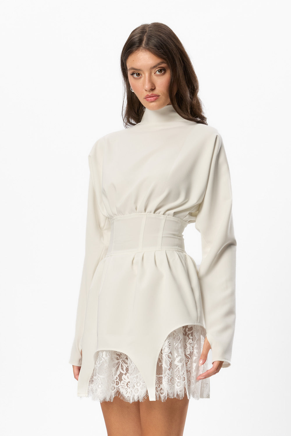 Kaya Woven Dress Off-White