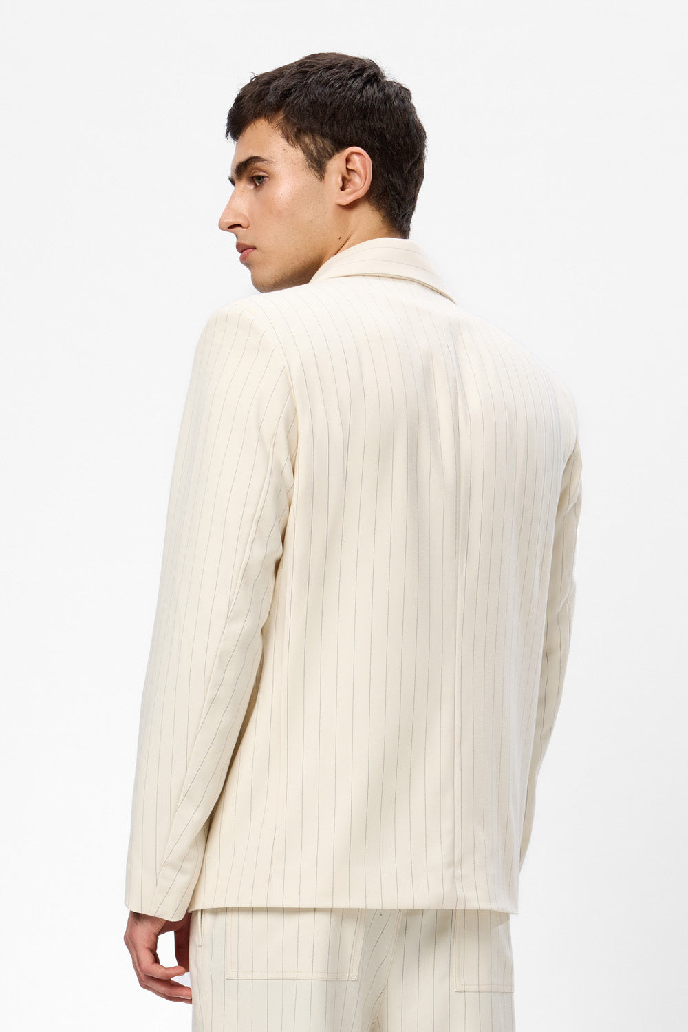 Thom V2 Vanilla with stripes Cloth Blazer