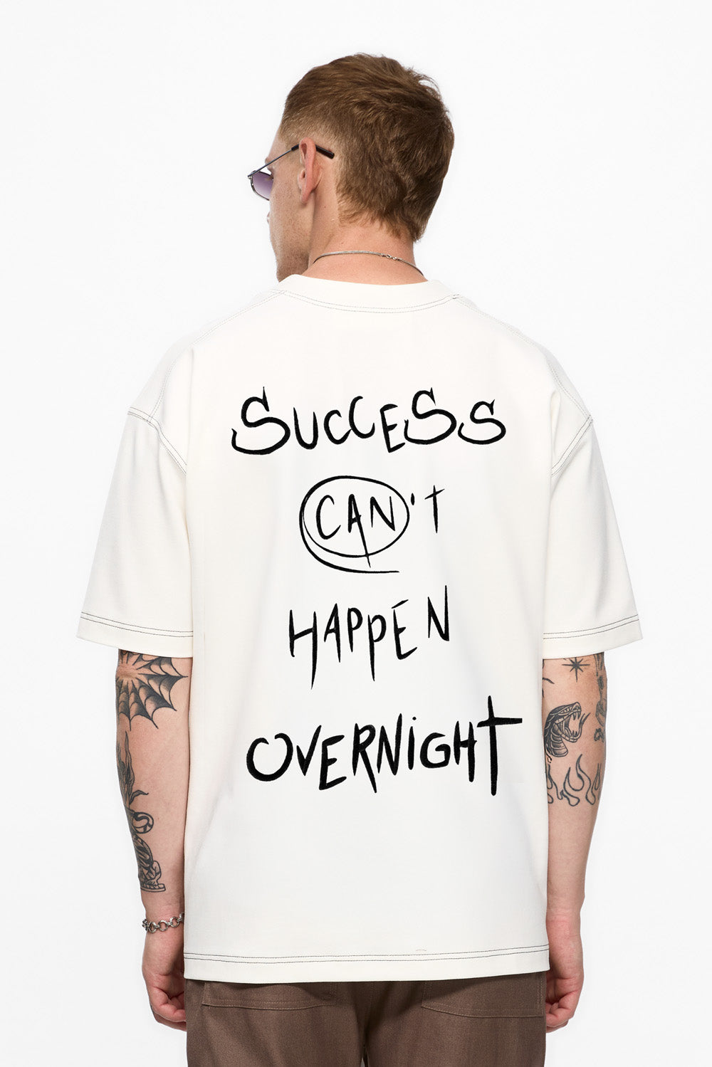 Success 2.0 printed black T-shirt