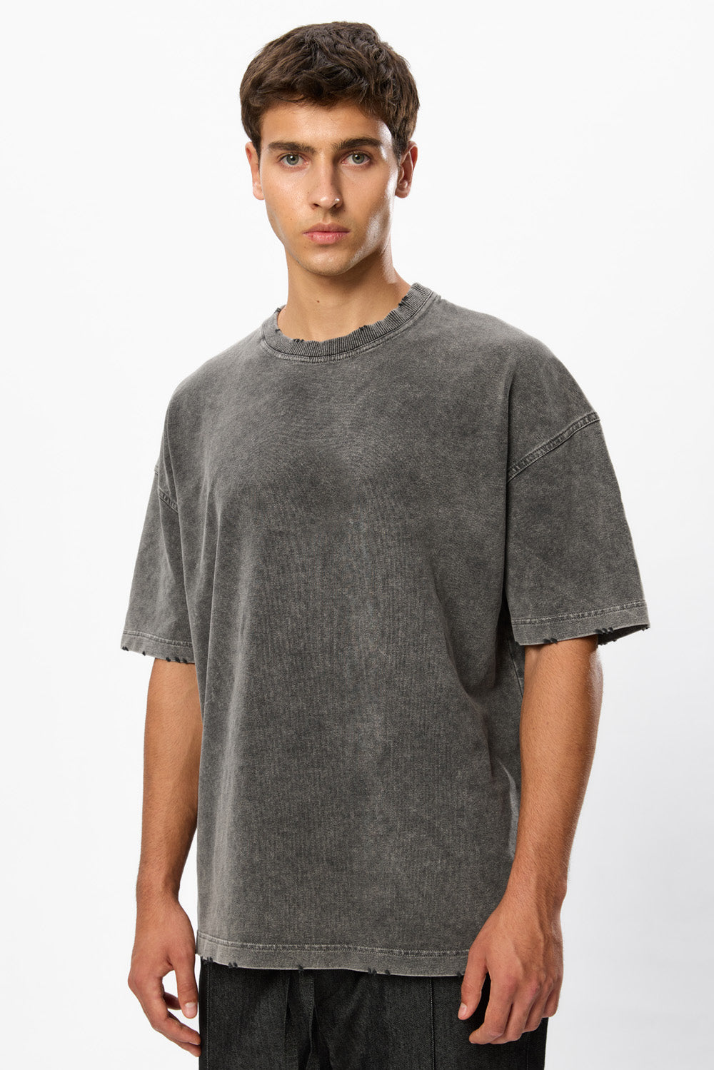 Distressed Grey Vintage T-Shirt