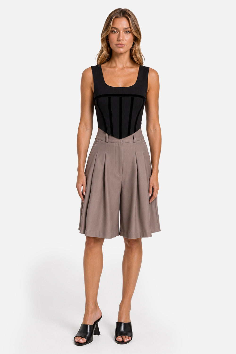 Kimi short Beige Cloth Pants
