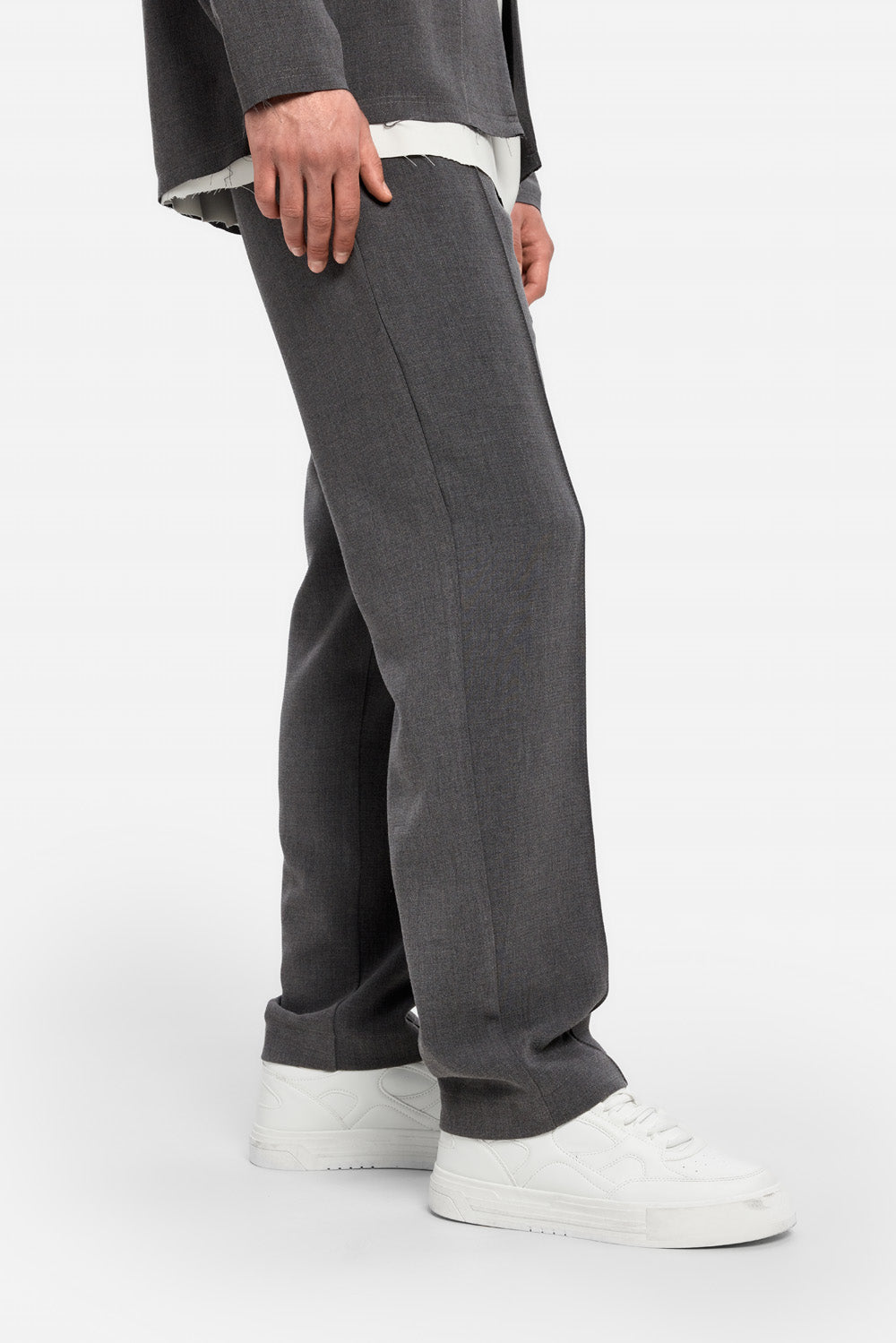 Pantaloni stofa 247 | Bărbați | Gri | Stil Modern & Elegant | Confort & Funcționalitate | Atelier Hamza