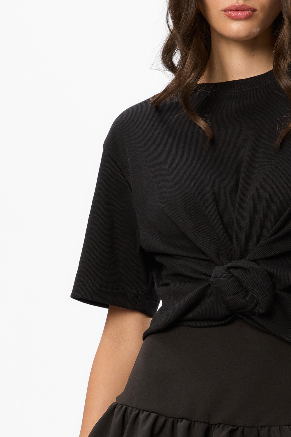 Karina Rib Top Black