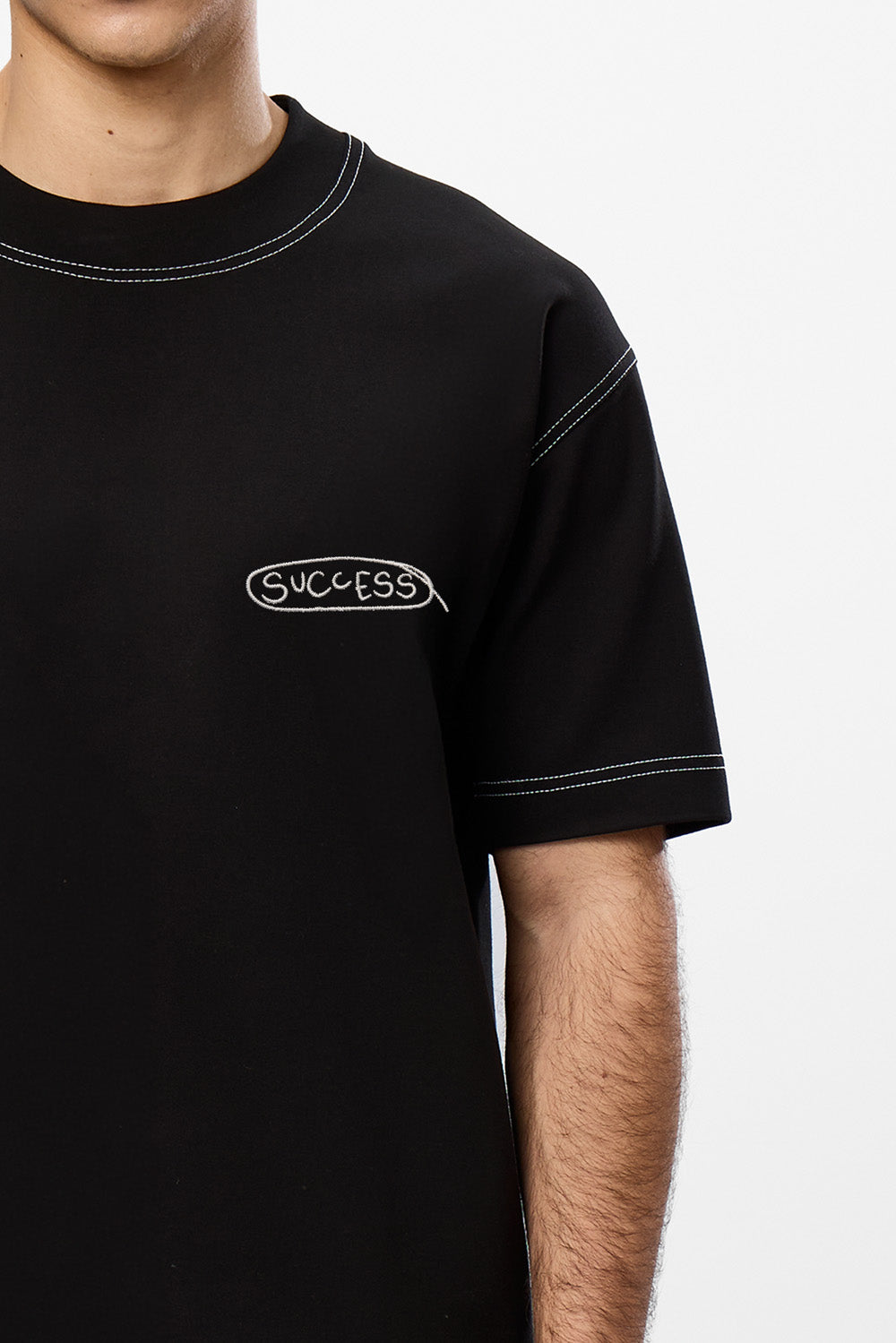 Success 2.0 printed black T-shirt
