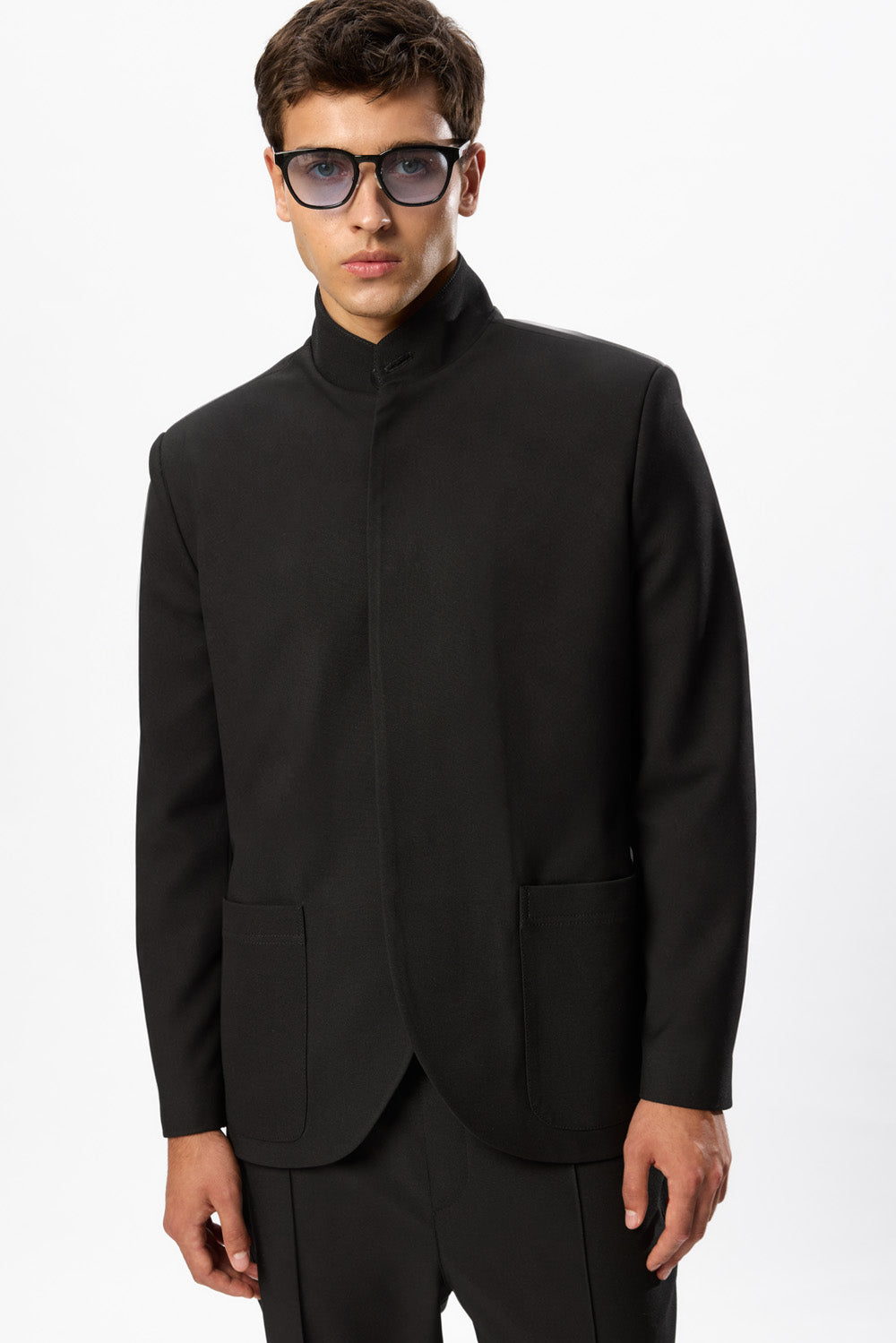 Luce Black Wool blend Cloth Blazer