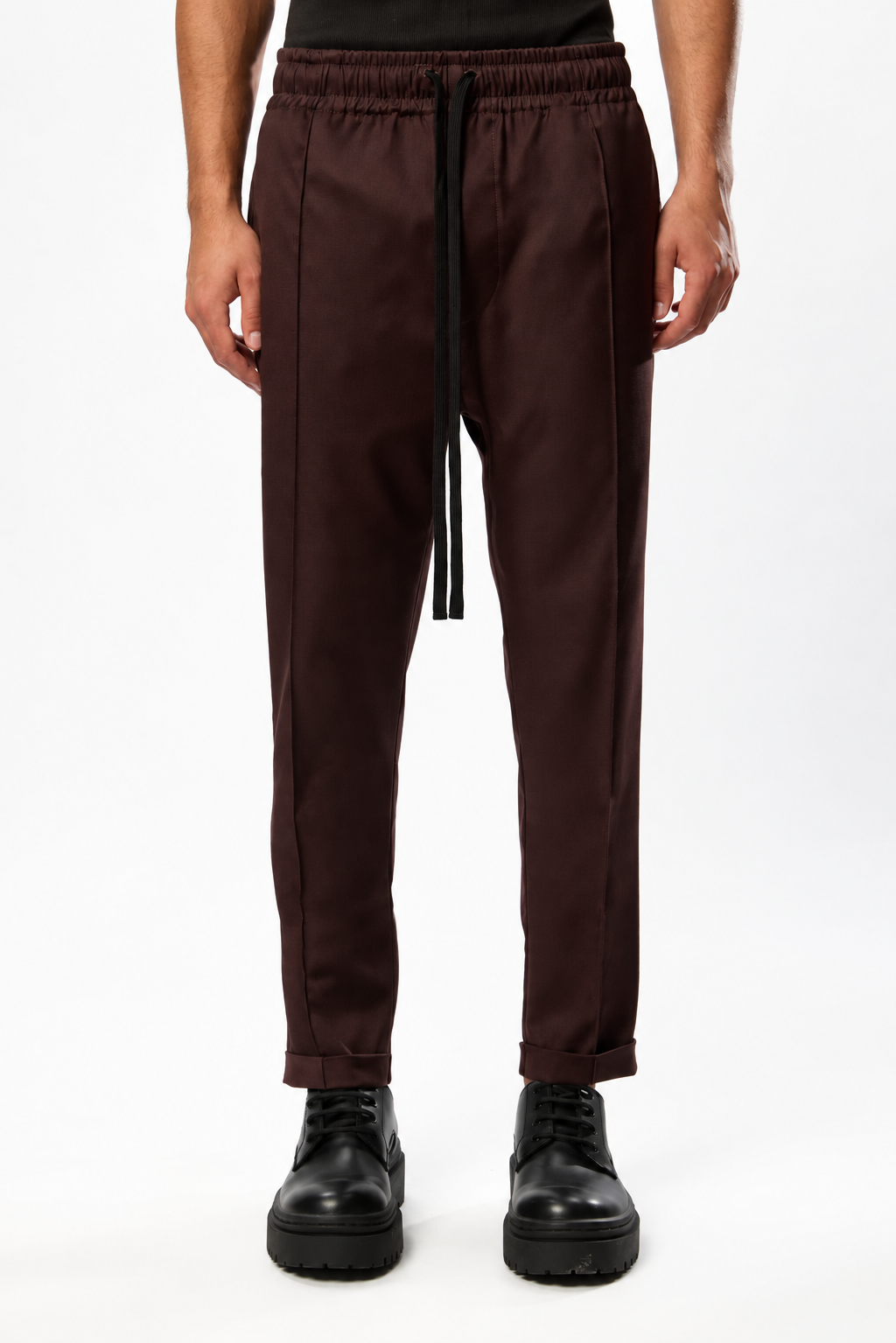 Thom Burgundy Pants