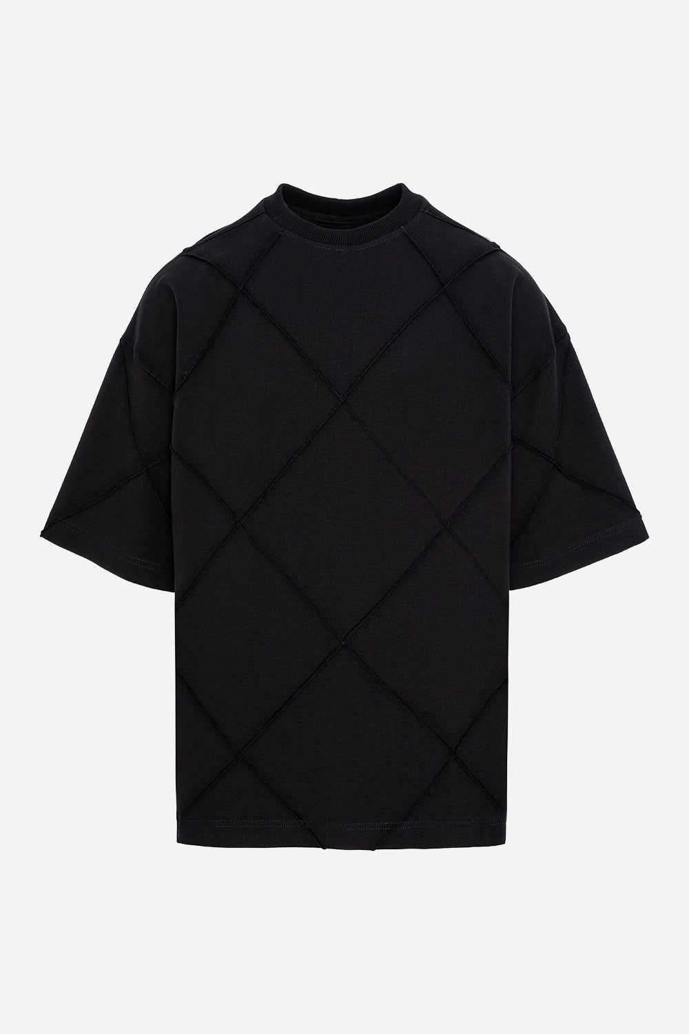 Diamond Oversized Black T-shirt