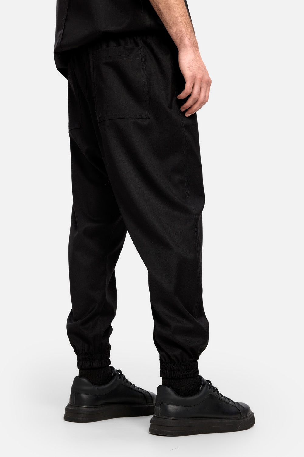 Pantaloni Sicily | Bărbați | Negru | Stil Modern & Elegant | Confort & Funcționalitate | Atelier Hamza