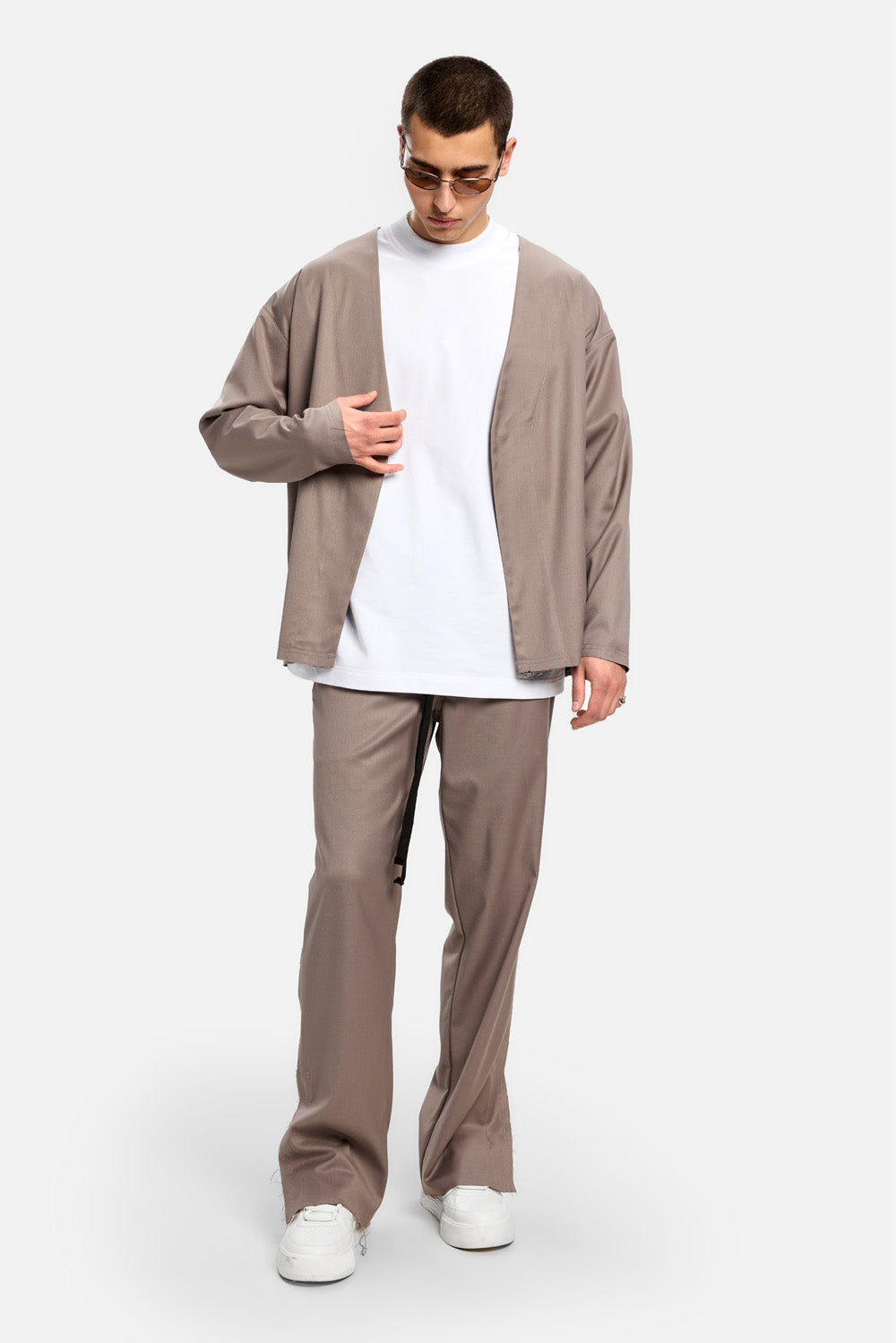 Pantaloni Rud | Bărbați | Bej | Stil Modern & Elegant | Confort & Funcționalitate | Atelier Hamza