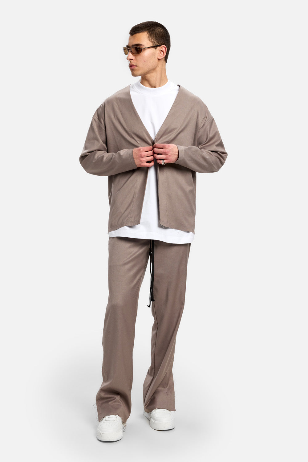 Pantaloni Rud | Bărbați | Bej | Stil Modern & Elegant | Confort & Funcționalitate | Atelier Hamza