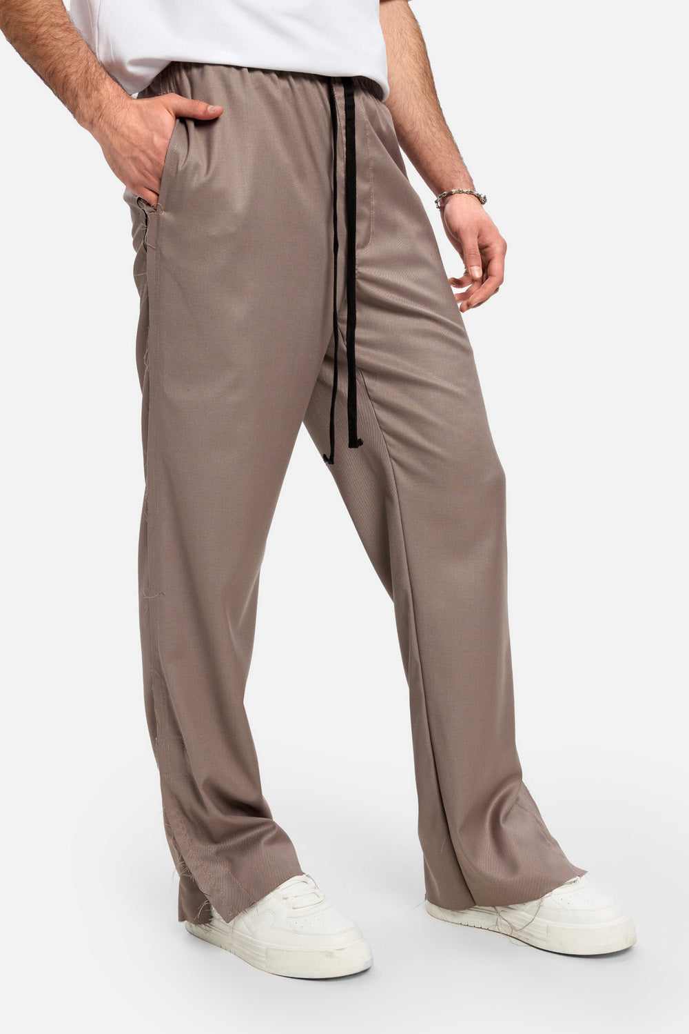 Pantaloni Rud | Bărbați | Bej | Stil Modern & Elegant | Confort & Funcționalitate | Atelier Hamza
