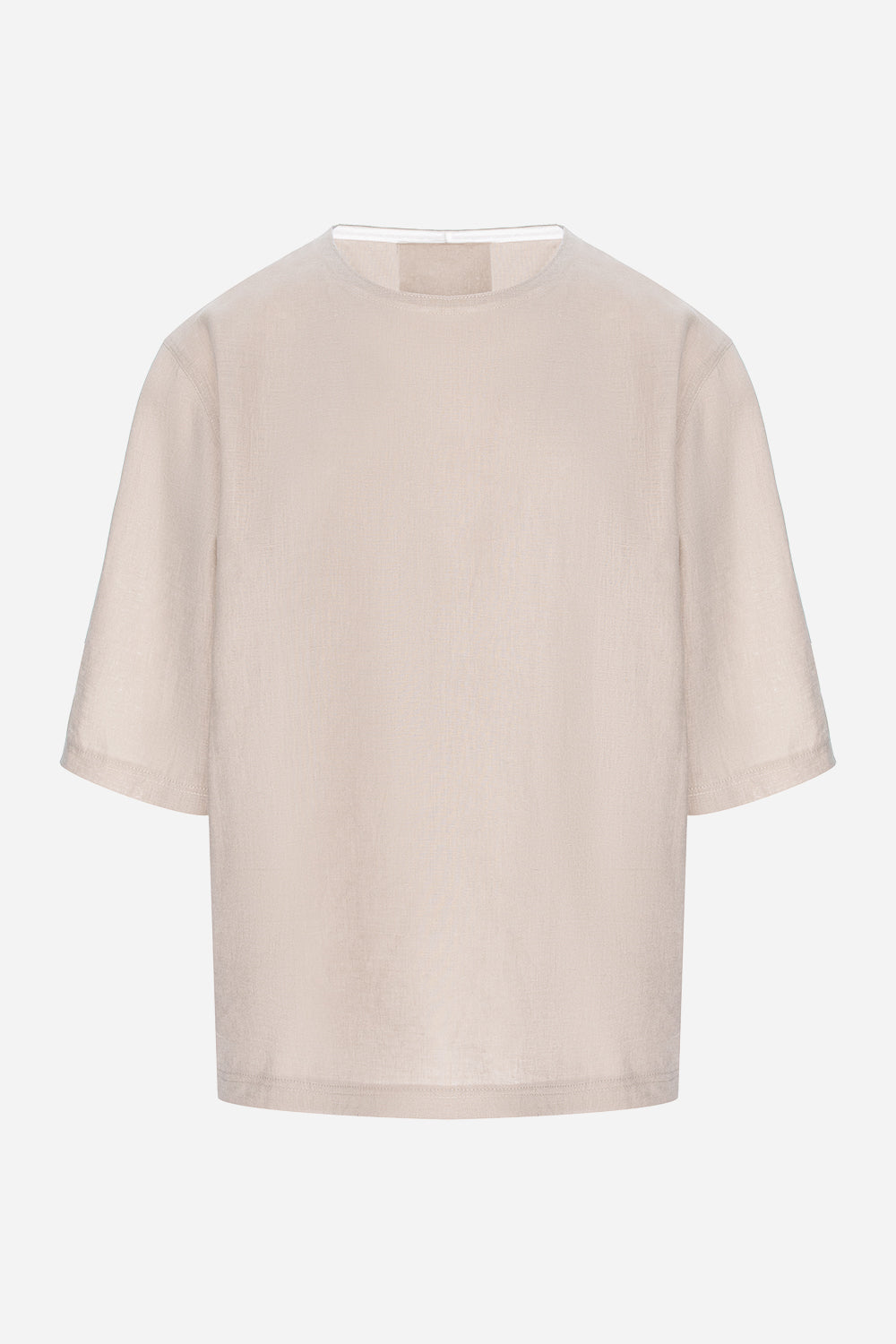 Thom beige linen T-shirt