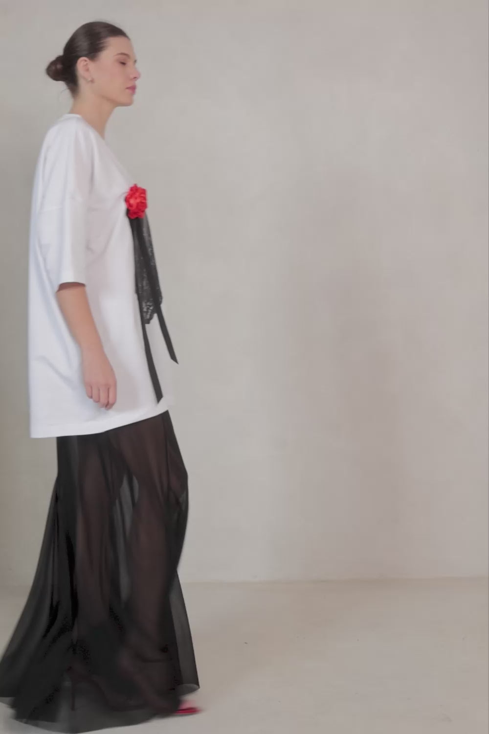 Fustă Siren din tul| Femei | Negru | Stil Modern & Elegant | Confort & Funcționalitate | Atelier Hamza