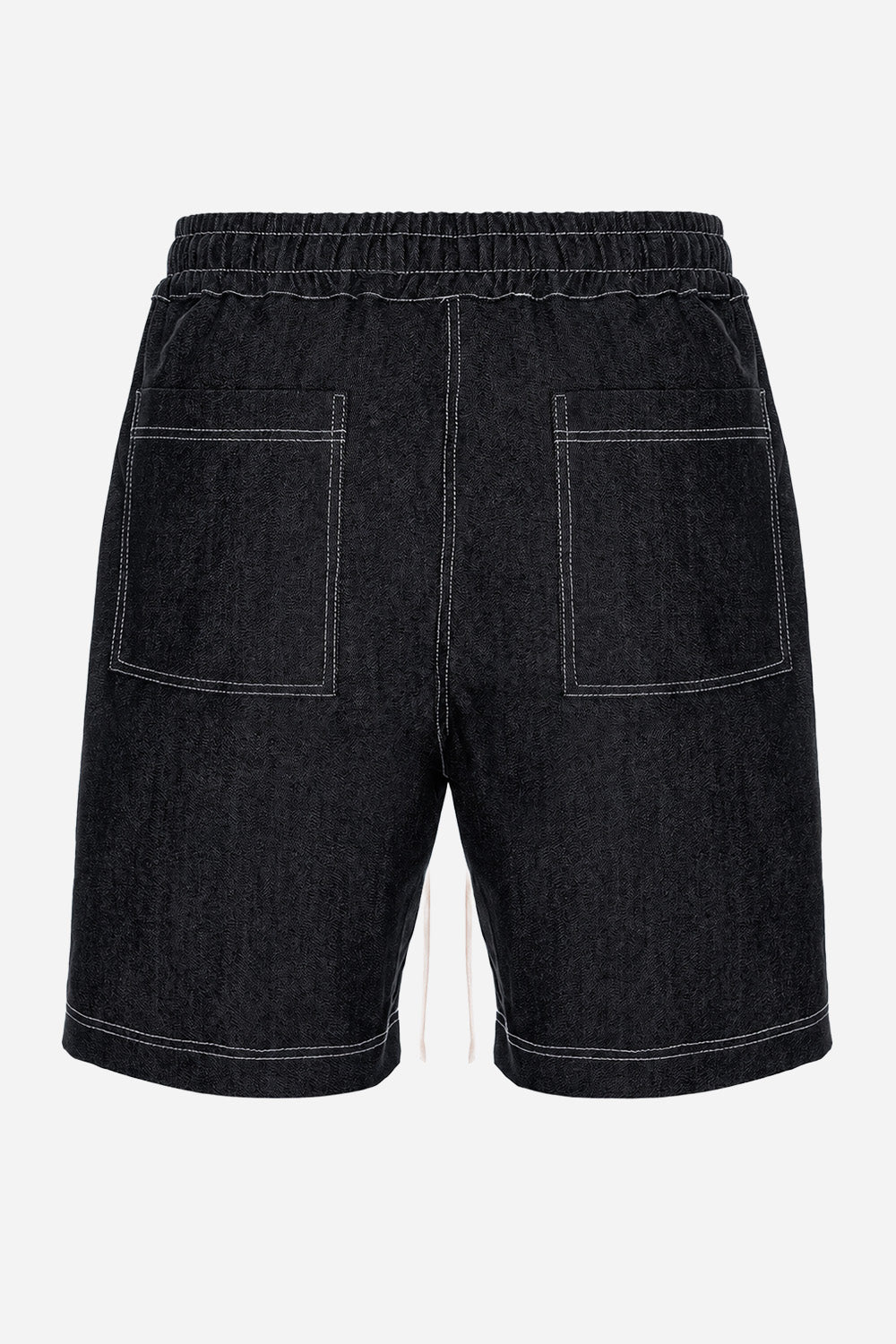 Six denim short pants