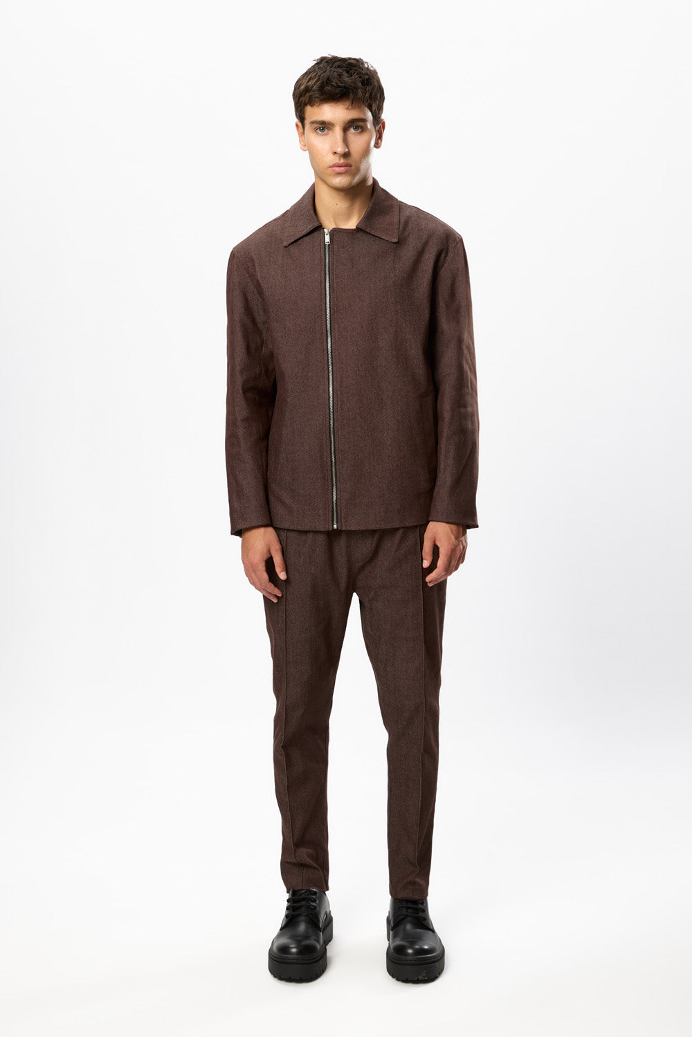 Six V2 Brown Denim  Pants