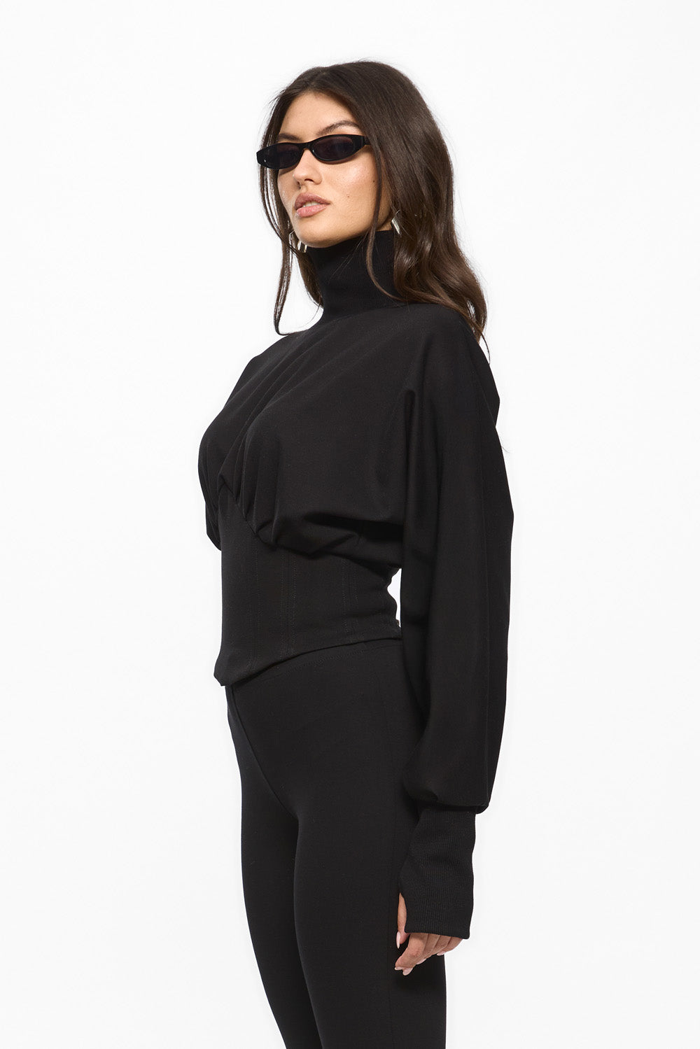 Nyssa Czarna Sukienka dla Kobiet