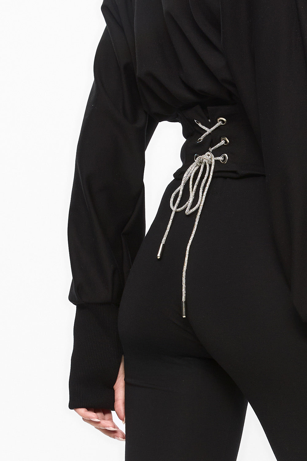 Nyssa Czarna Sukienka dla Kobiet