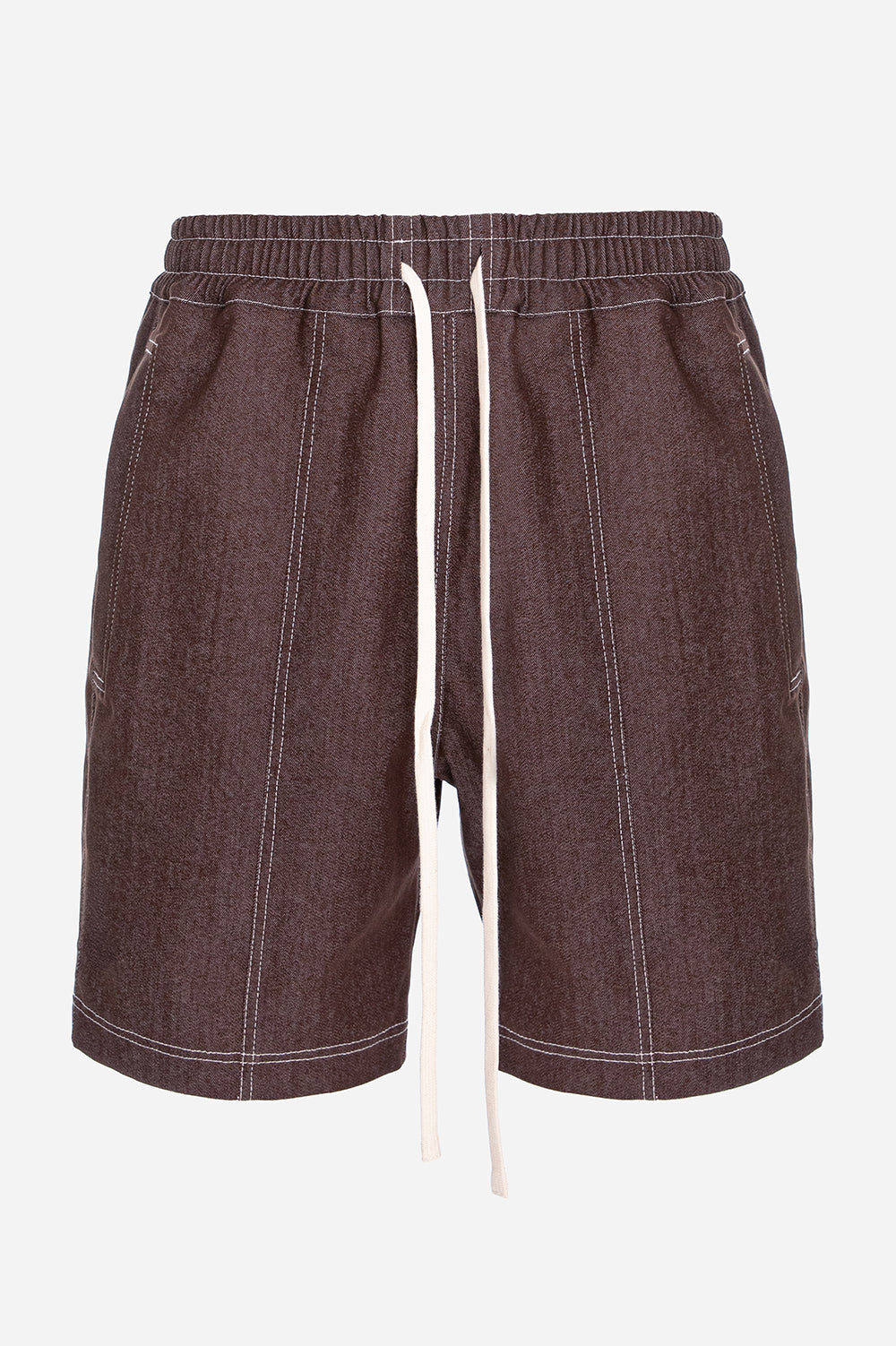 Six denim short pants