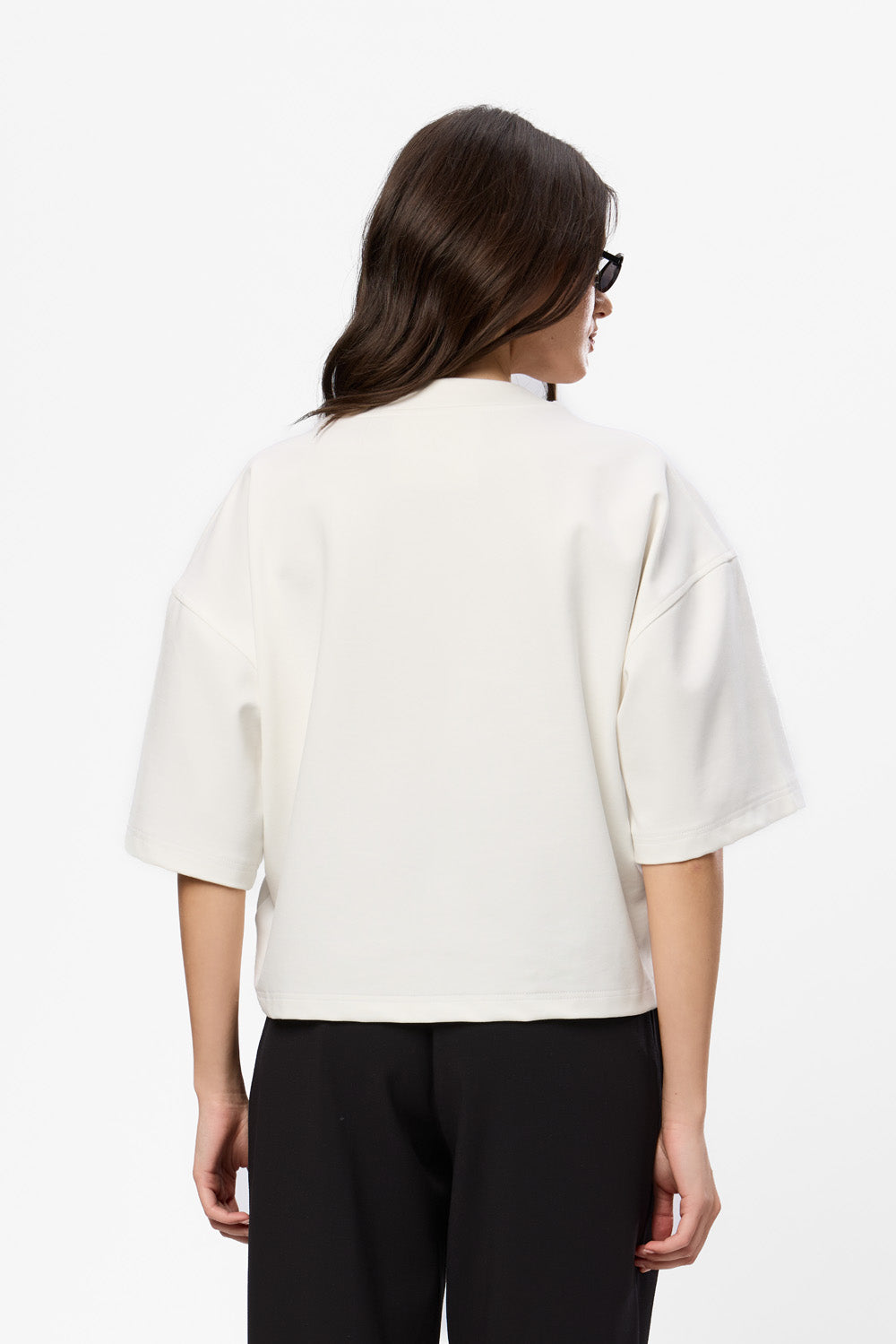 Charmante drukowana koszulka w kolorze Off-White W