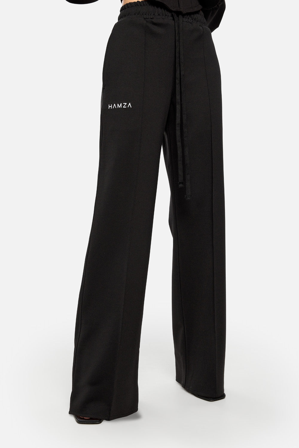 Pantaloni evazați  Karol| Femei | Negru | Stil Modern & Elegant | Confort & Funcționalitate | Atelier Hamza