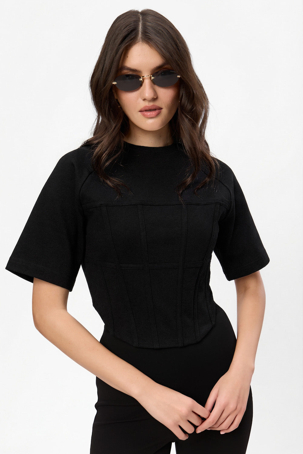 Contour Corset Black Top