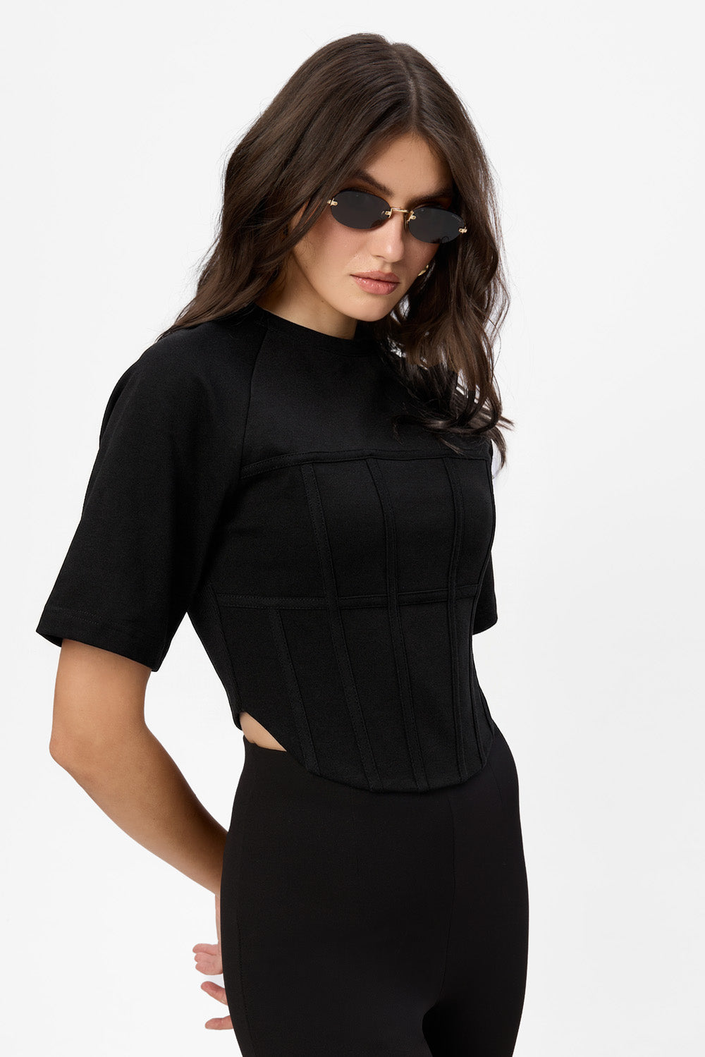 Contour Corset Black Top