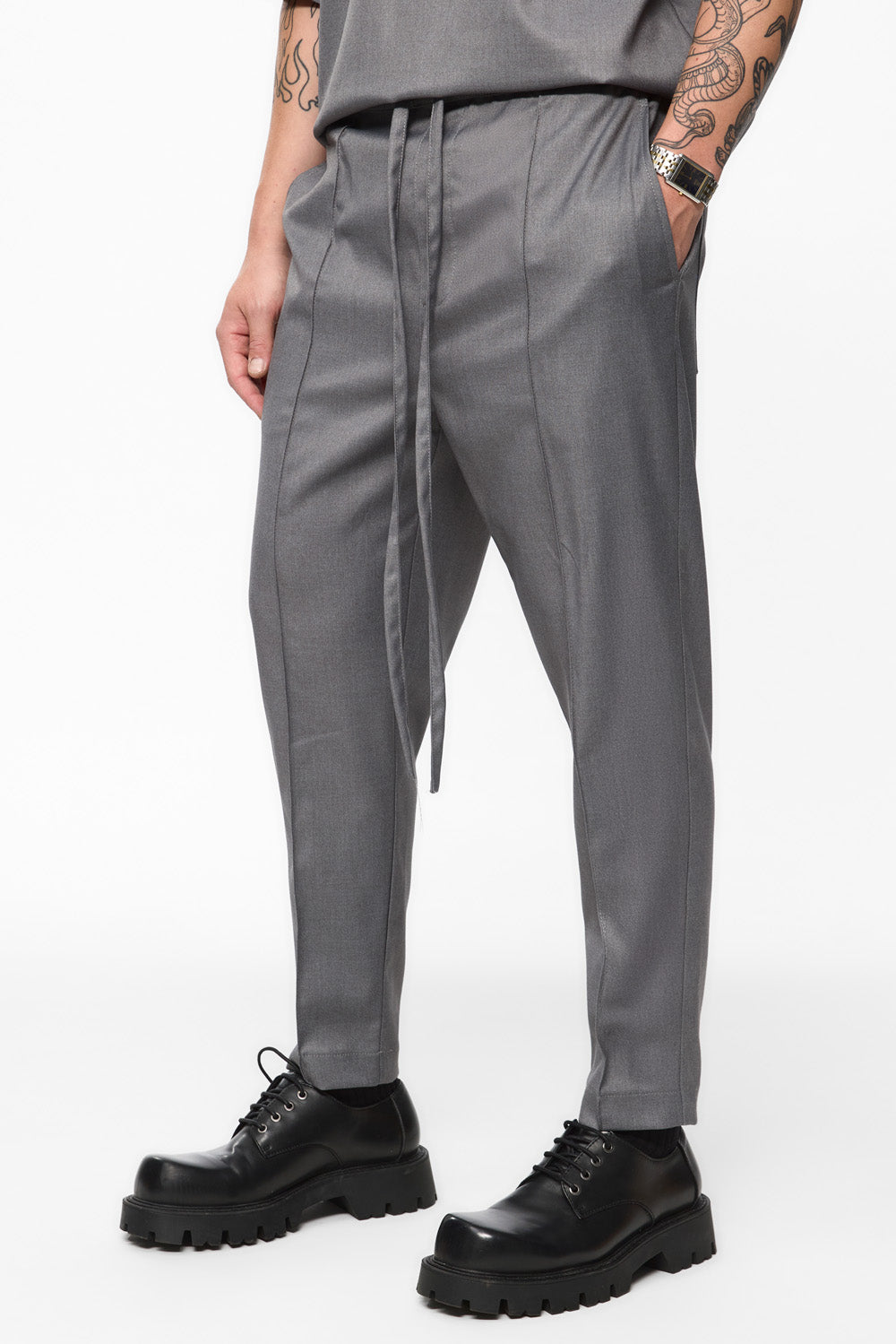 Pantaloni Thom V2 | Bărbați | Gri | Stil modern și elegant | Confort și funcționalitate | Atelier Hamza