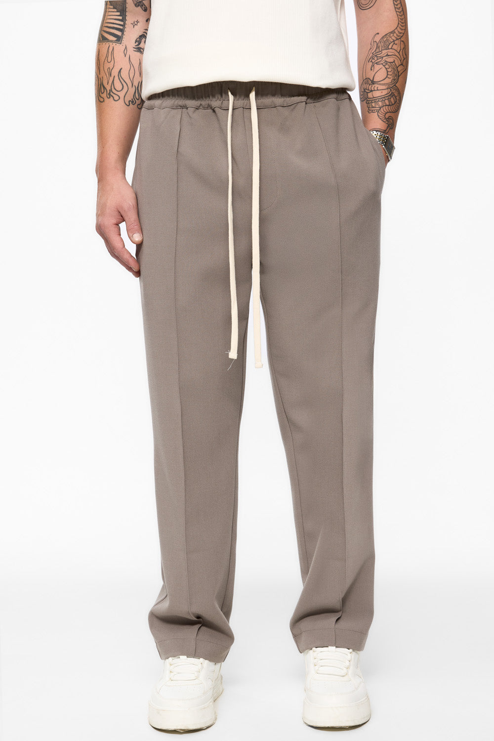 Pantaloni stofa 247 | Bărbați | Bej | Stil Modern & Elegant | Confort & Funcționalitate | Atelier Hamza