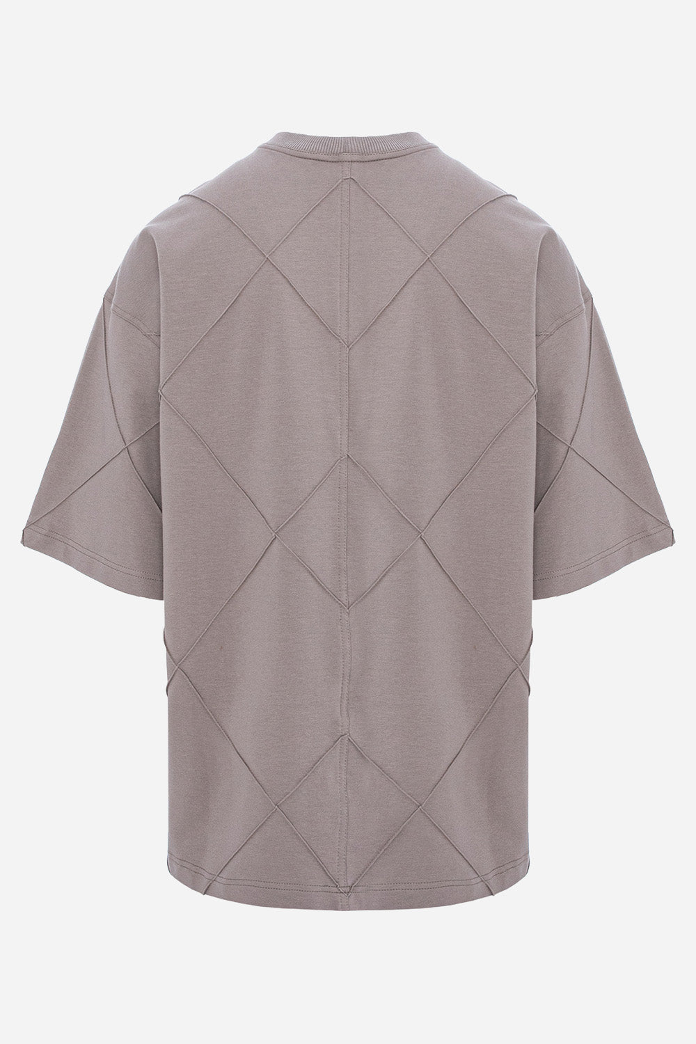 Diamond Oversized Off-White T-shirt