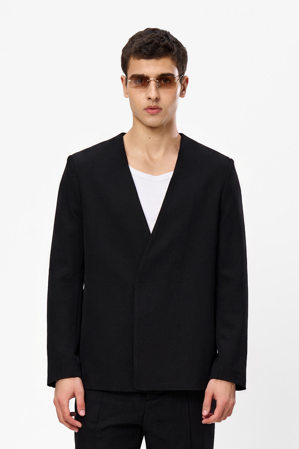 247 Black Cloth Blazer