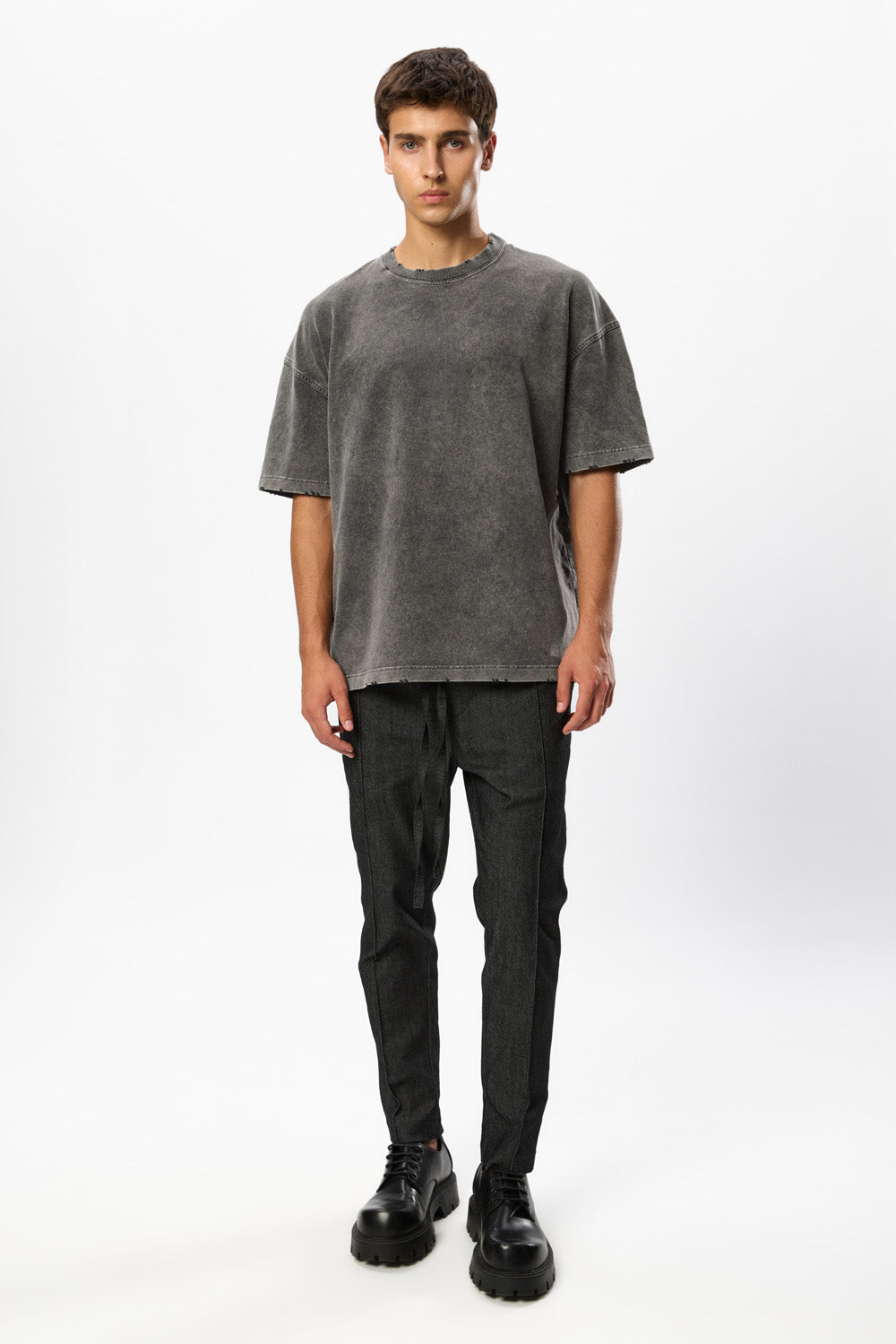 Distressed Grey Vintage T-Shirt