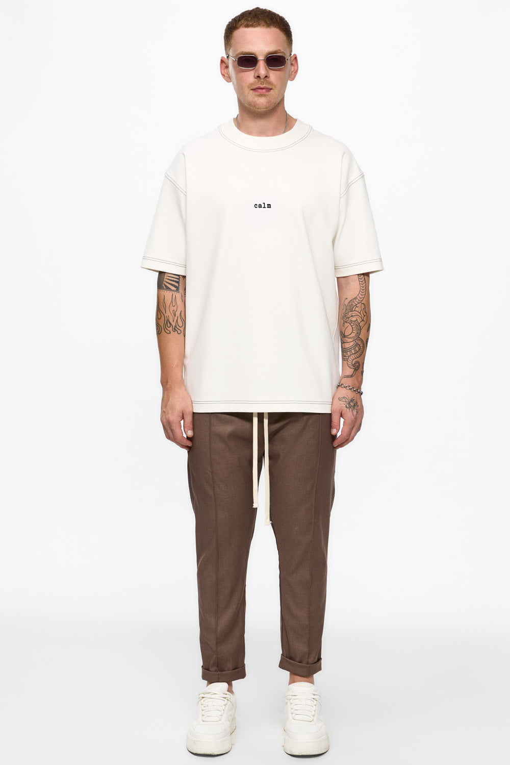 Calm 2.0 printed Off-White T-shirt