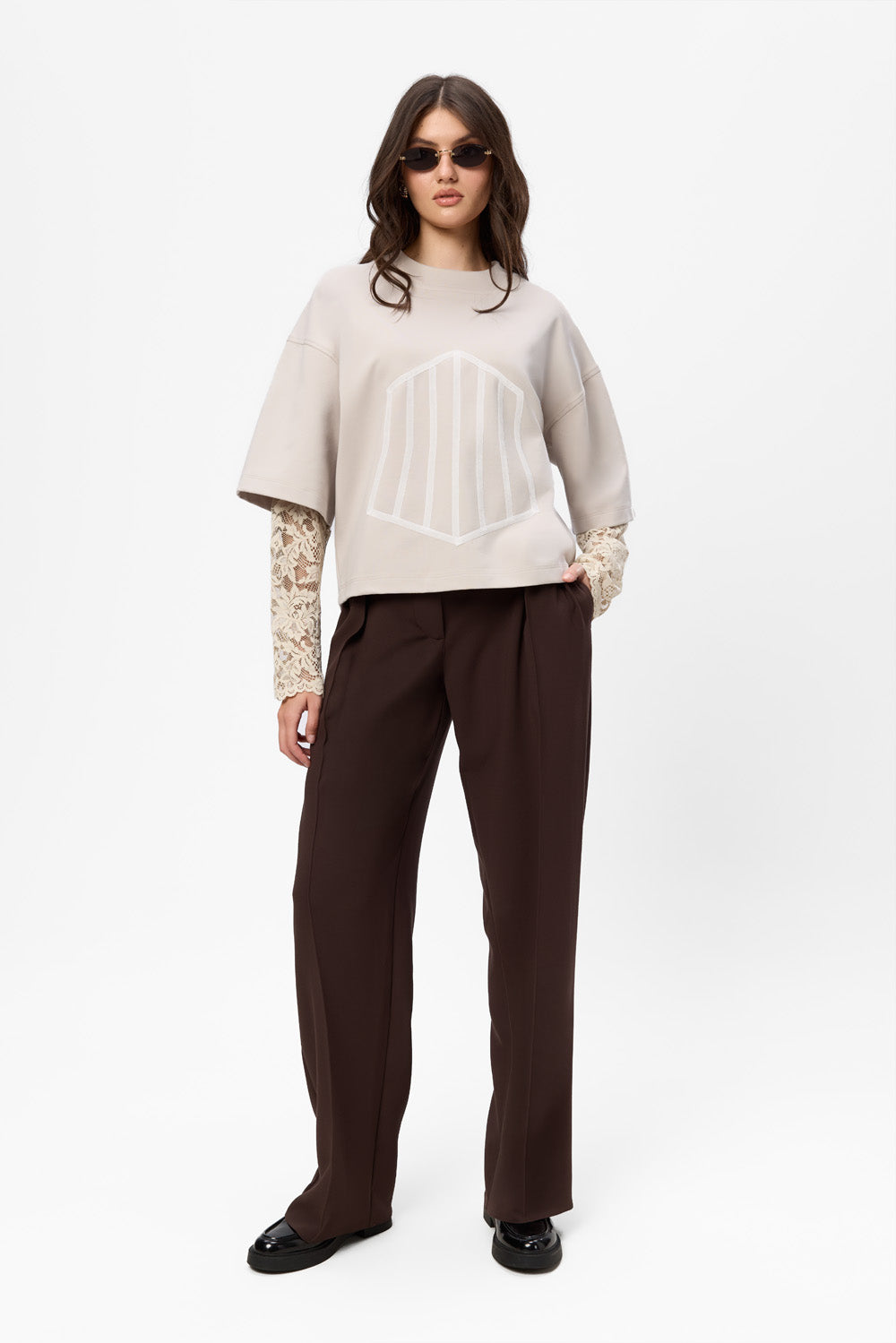 Kimi V2 Cloth Brown Pants