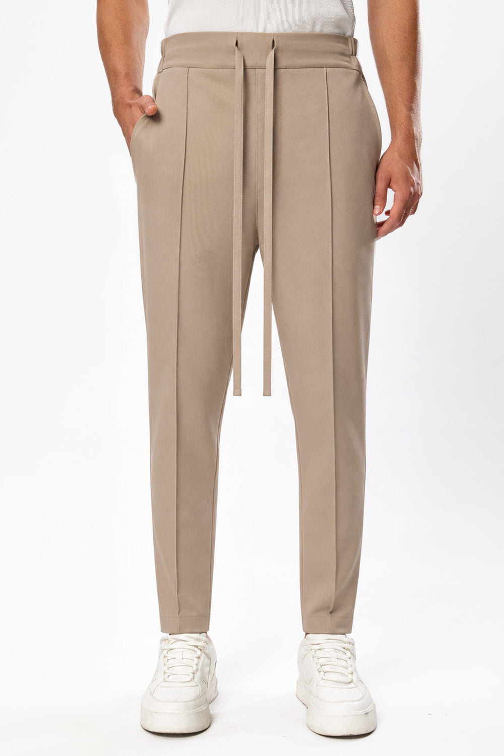 Thom V3 Beige Wool Blend Pants