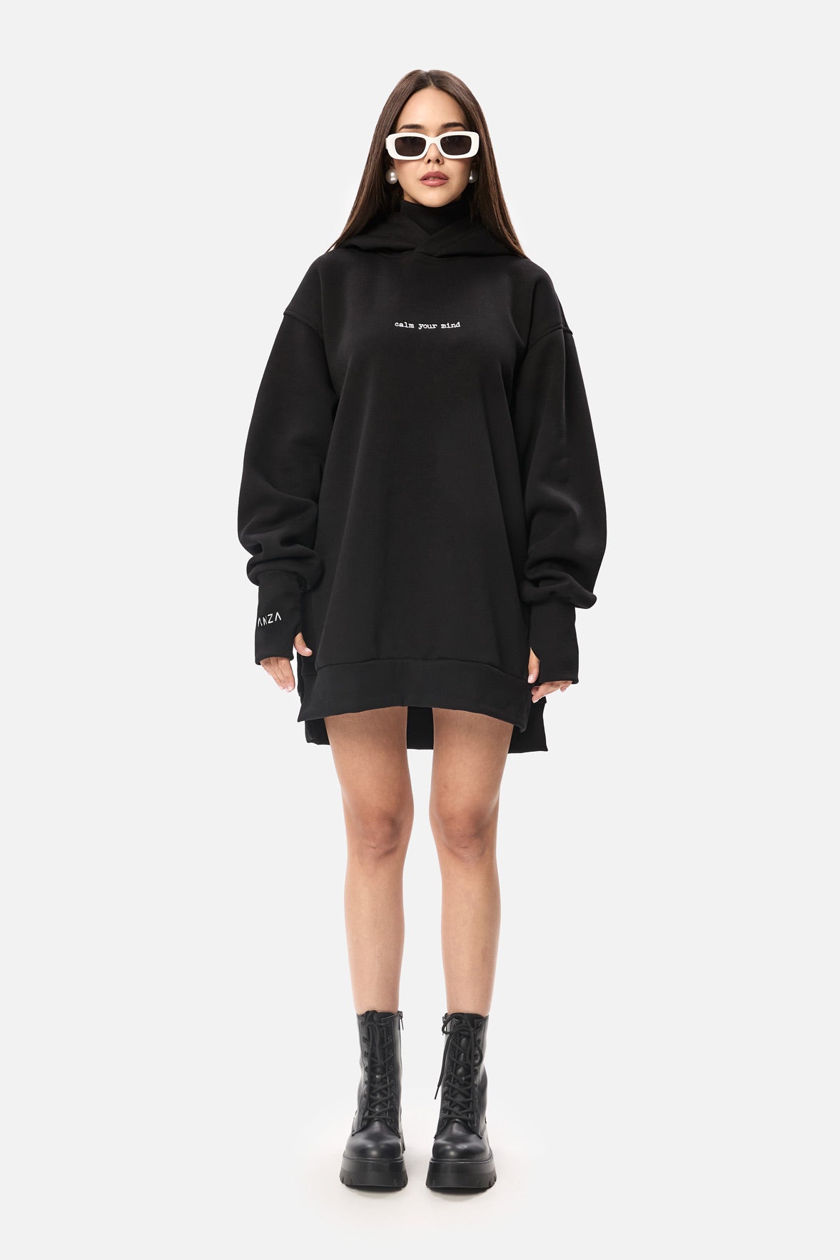 Oversized Black Hoodie W