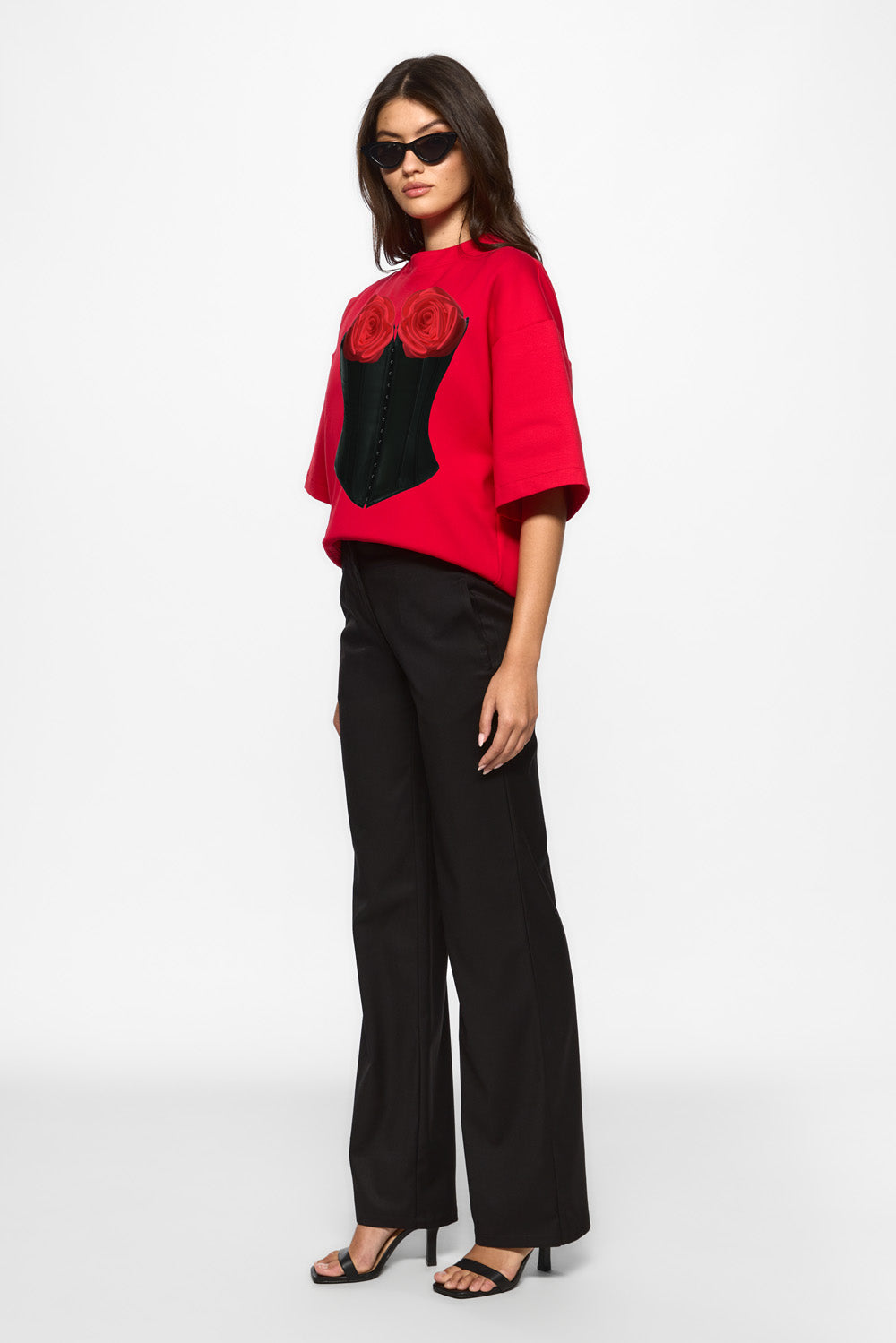 Charmante drukowana koszulka w kolorze Off-White W