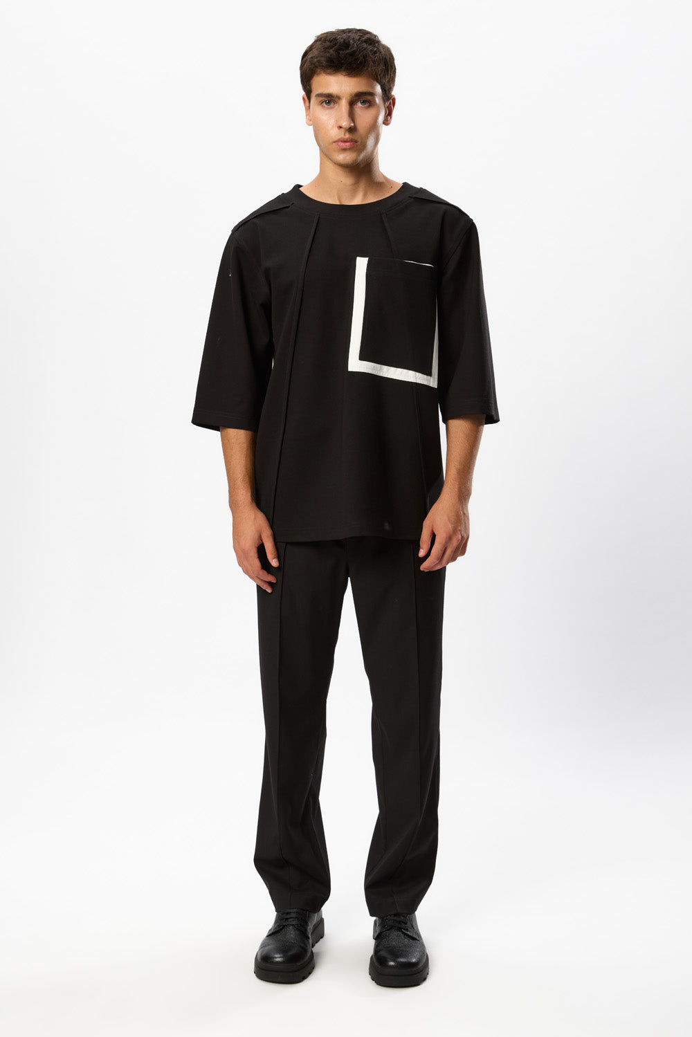 Pocket Black Omar T-Shirt