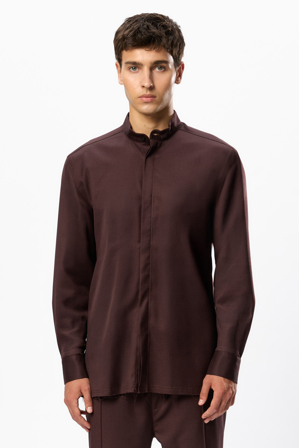Thom Burgundy Shirt