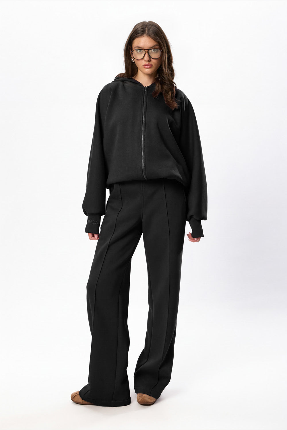 Hardy V2 Black Fleece Zip  Hoodie