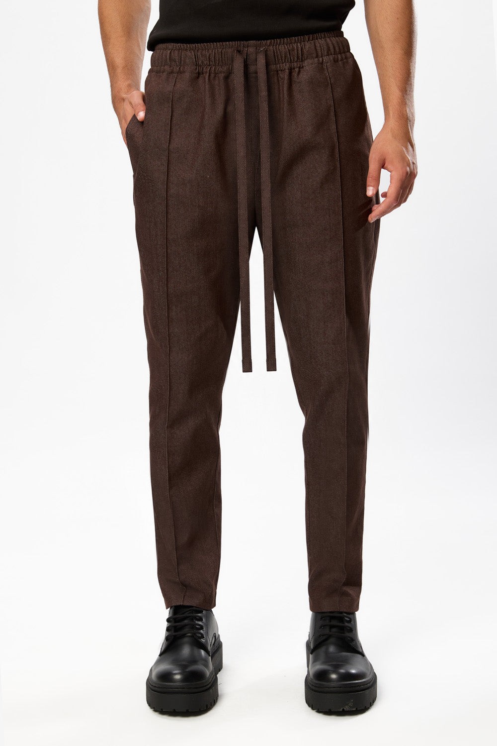 Six V2 Brown Denim  Pants