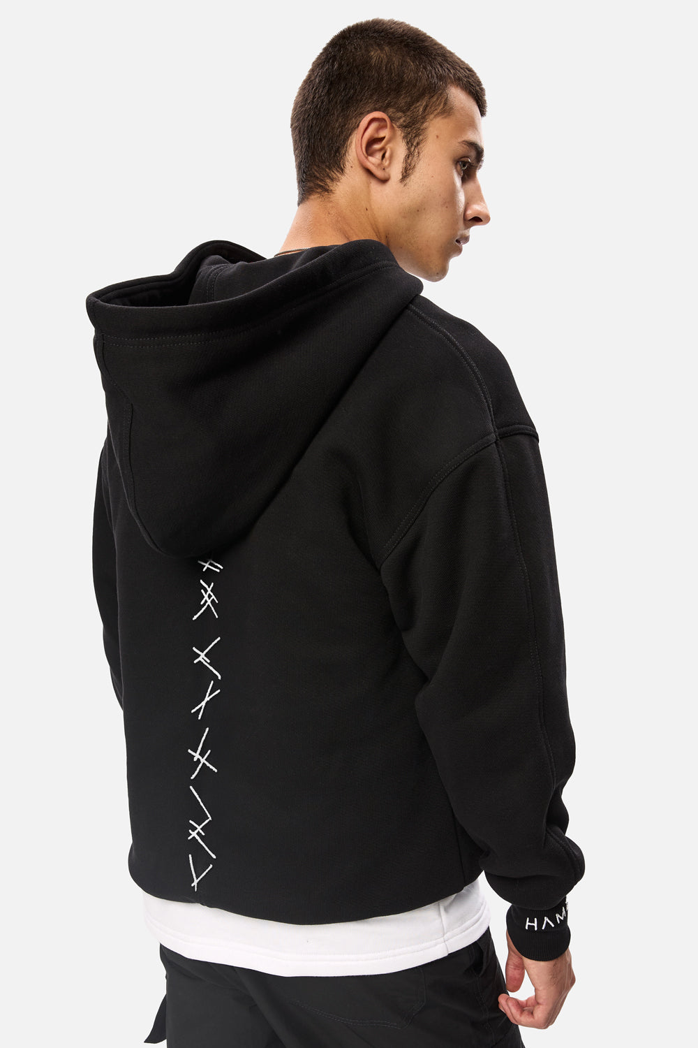 Akira Hand Stitching Zip Hoodie