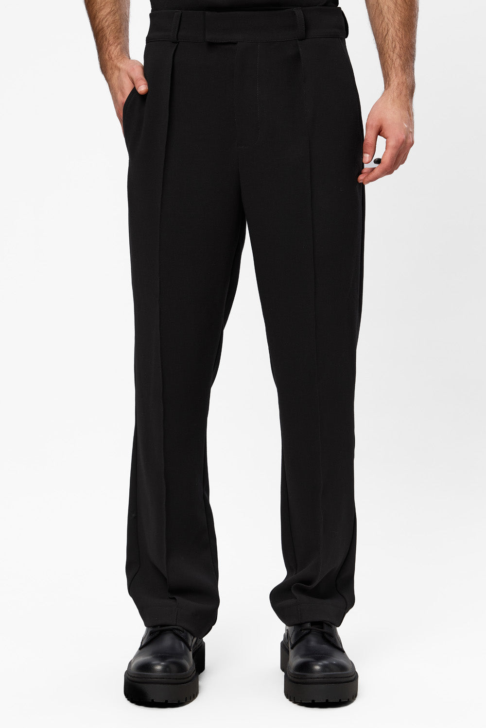 247 A1 black cloth pants