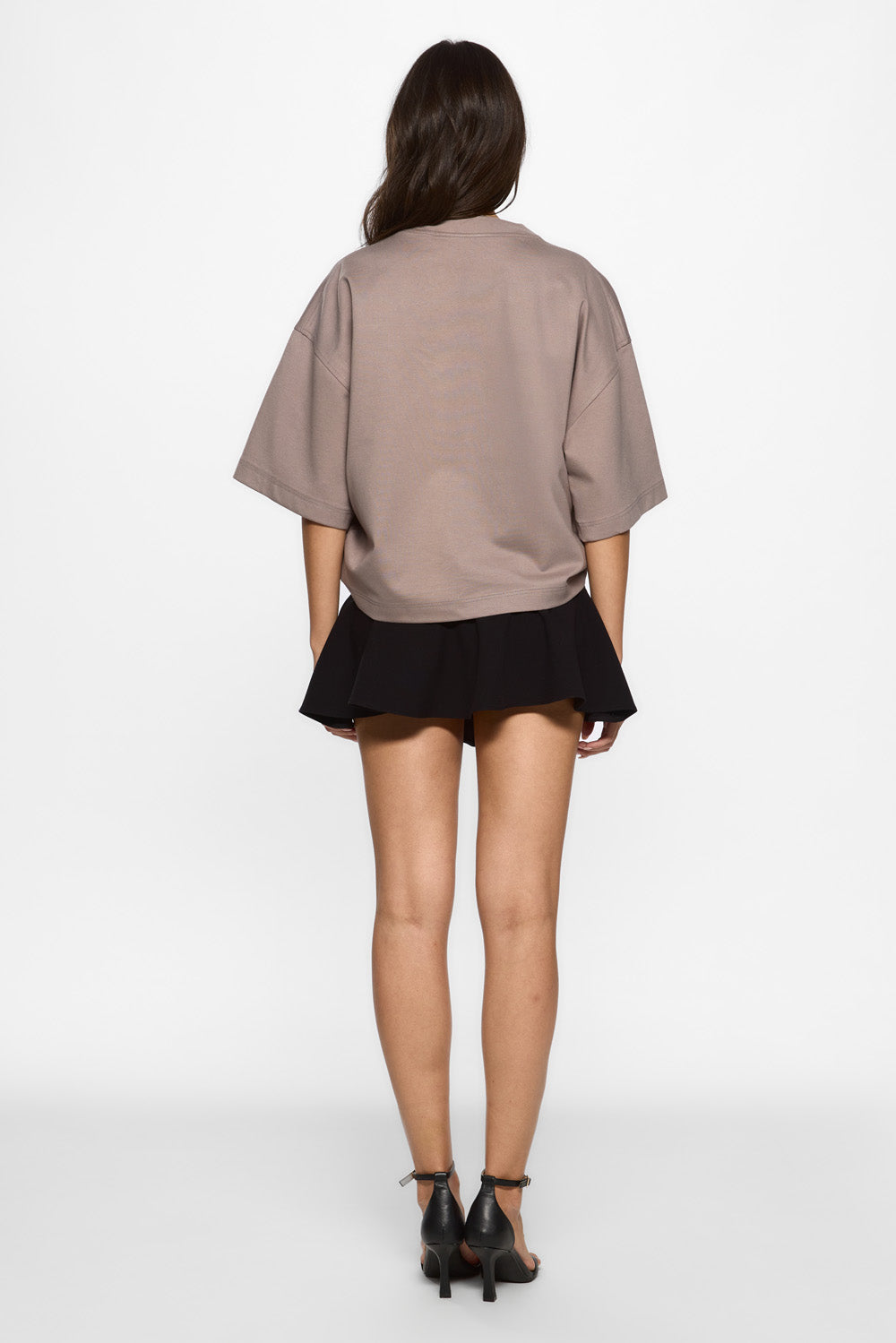  Koszulka Belle z kwiatową aplikacją w kolorze off-white W