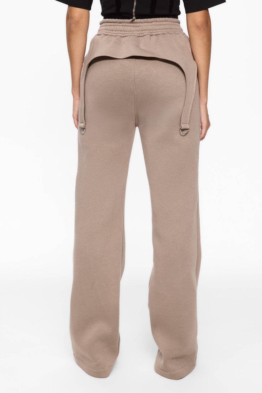 Goddess Pants with Garter Straps | Women | Beige | Modern & Elegant Style | Comfort & Functionality | Atelier Hamza