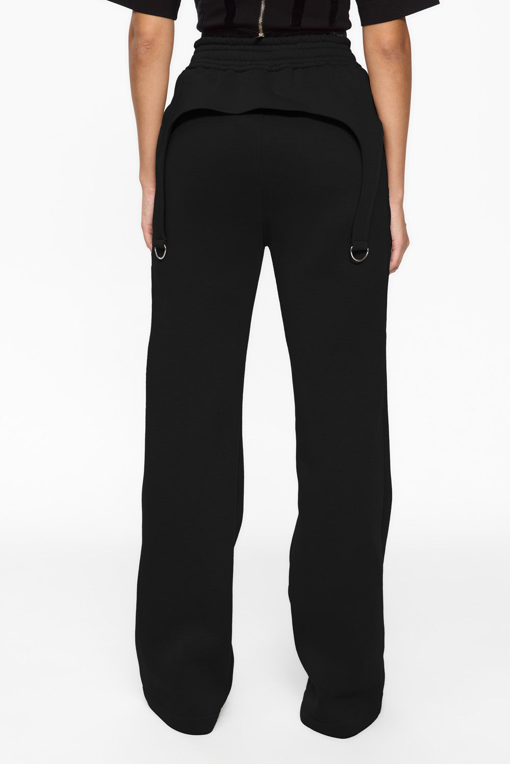 Goddess Pants with Garter Straps | Women | Black | Modern & Elegant Style | Comfort & Functionality | Atelier Hamza