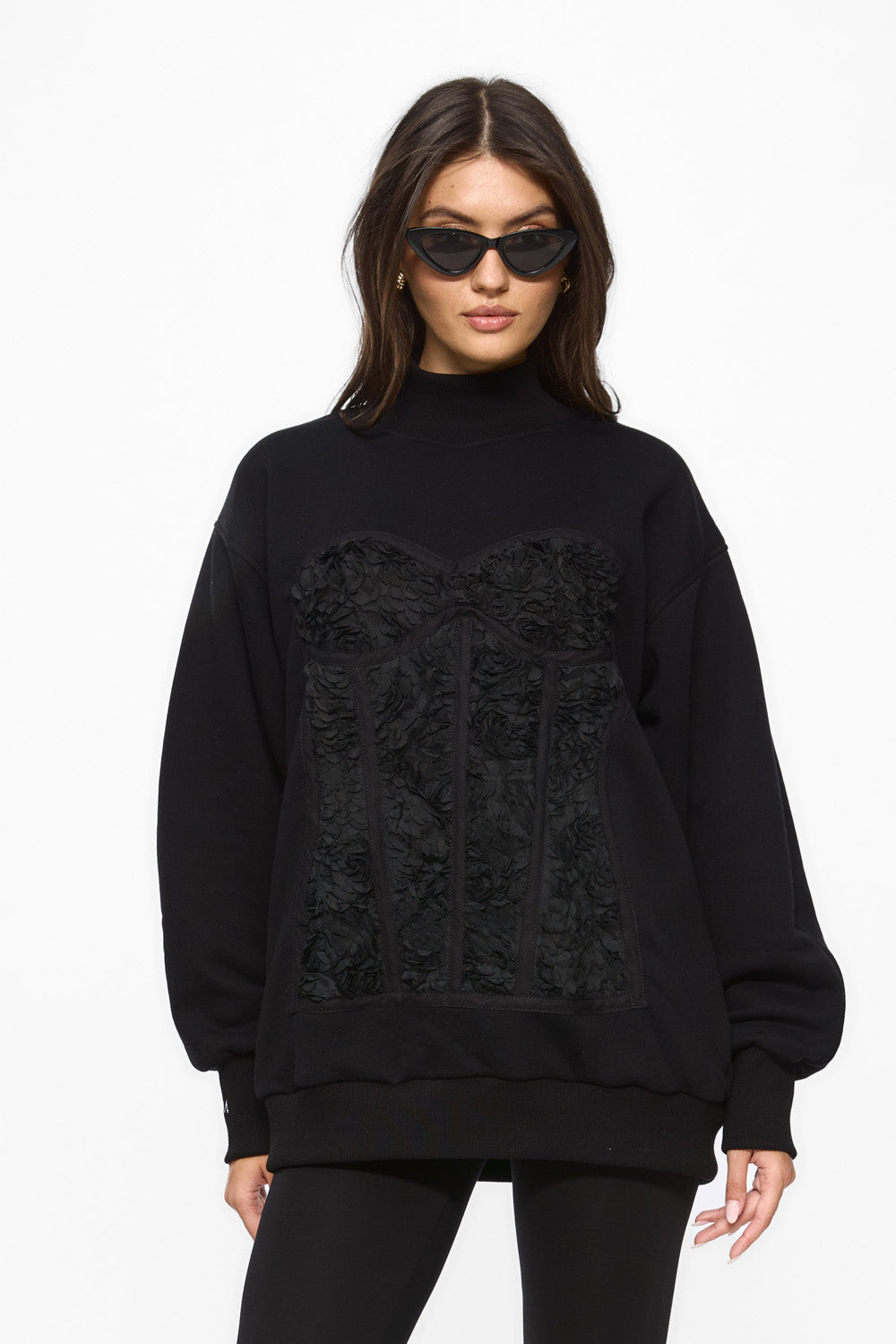 Helanca neagra Kora Rose | Femei | Negru | Stil Modern & Elegant | Confort & Funcționalitate | Atelier Hamza 