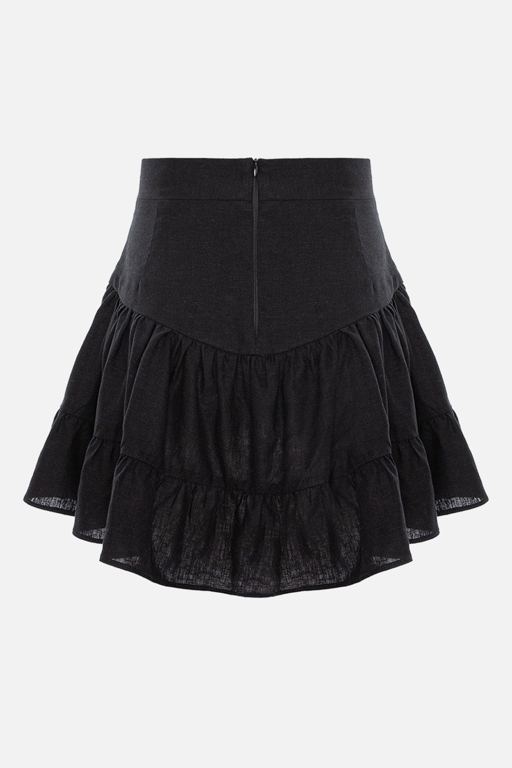 Bali linen black skirt