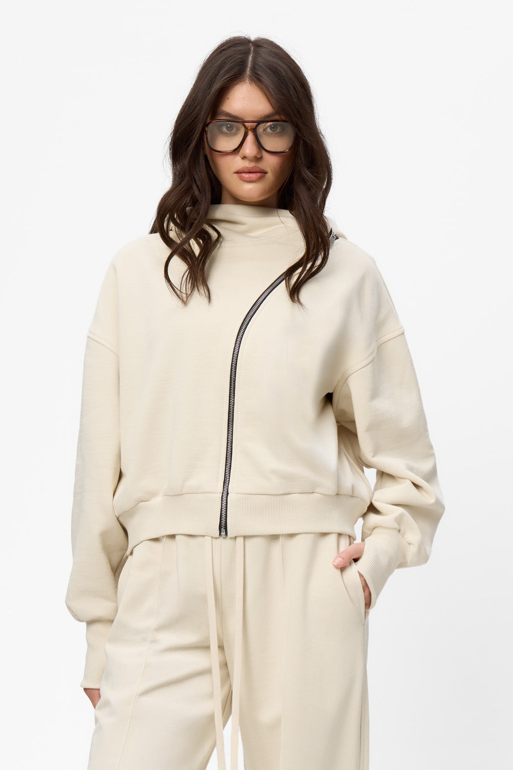 Hera Vanilla Cotton Hoodie