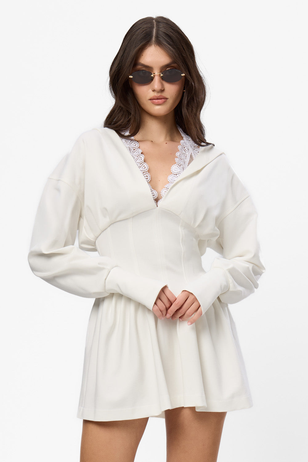 Karol V2 lace off-white Dress